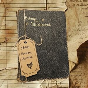 1888 Gesang und Melodienbuch